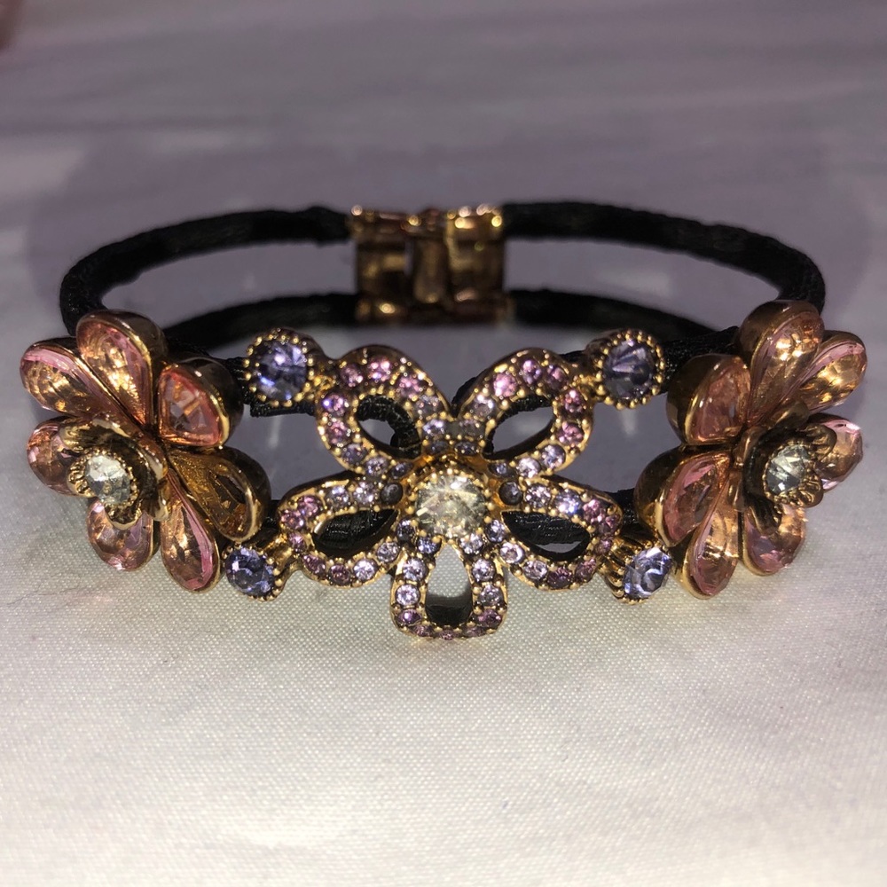 Betsey Johnson flower bracelet